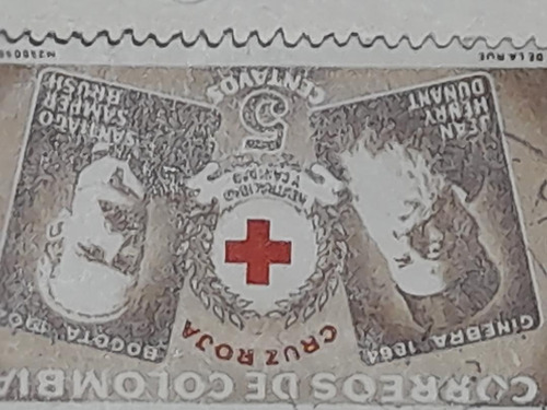 Estampilla Colombia Cruz Roja 0528 A3 (Usado)