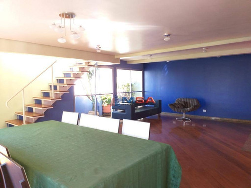 Cobertura Triplex À Venda Na Barra Funda, Com 4 Dormitórios, Terraço Com Churrasqueira E Jacuzzi, Com 4 Vagas De Garagem - Co0392