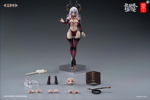 Figura Snail Shell Rpg-01 Succubus Lustia 1/12 Original