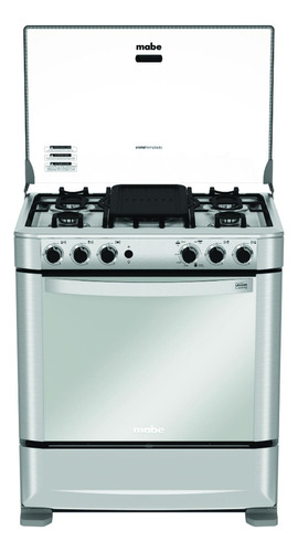 Cocina de piso a gas 76 cm Inox Mabe - CMP7640FX0