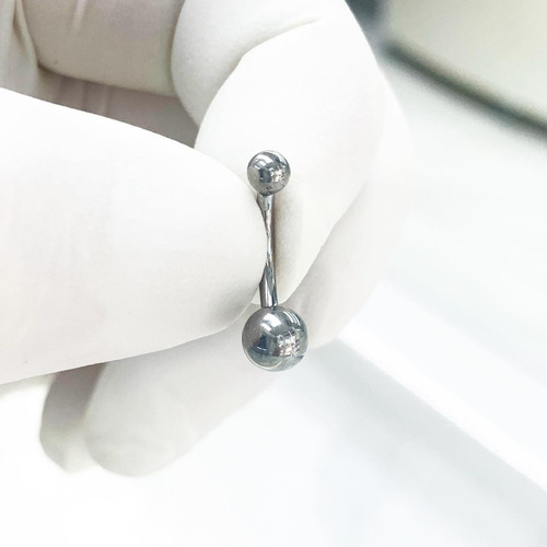 Imagen 2 de 2 de Piercing Ombligo Titanio Sin Strass Piercing Argentina ®