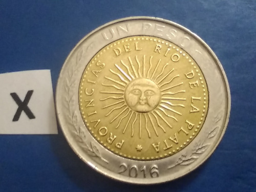 Monedas Argentina 2016 De 1 Un Peso Monedas S/c Argentinas