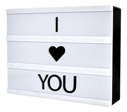 Caja De Luz Led Con Letras