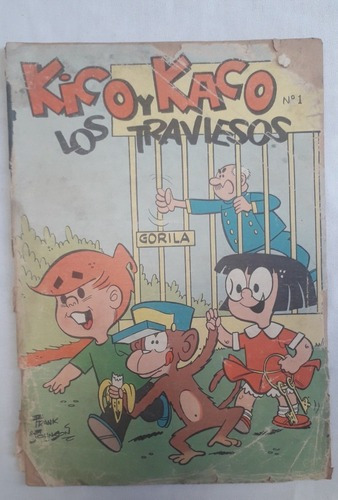 Historieta Comic Antigu * Kiko Y Kako * Nº 1 Mexico Año 19