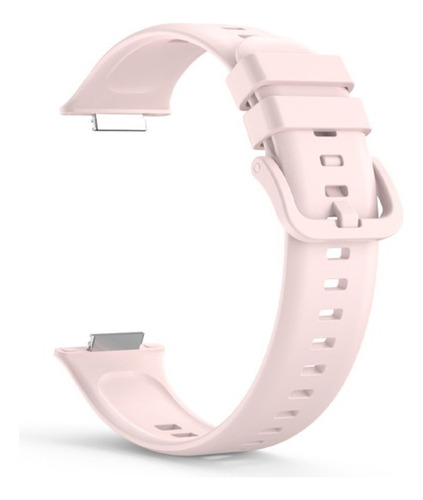Pulseira De Silicone Colorida Para Huawei Watch Fit 2 Cor Rosa