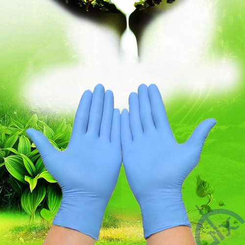 Guantes Desechables De Nitrilo De Examen Médico Guantes De