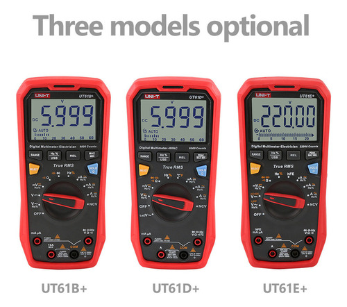 Uni-t Ut61e+ Multímetro Automático Com Bolsa