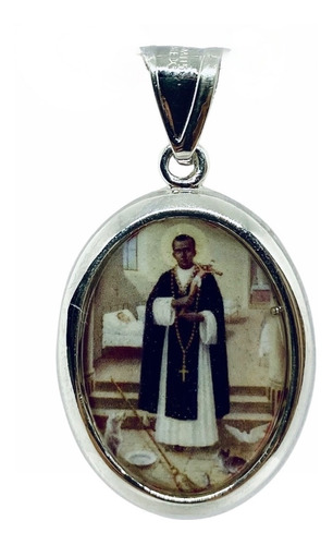 Medalla De San Martin De Porres Fotograbado Ancha (deperlá)