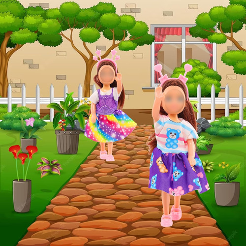 Enocht 5.3 Pulgadas Ropa Y Accesorios De Muñecas 5 Trajes De