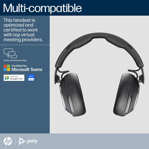 Auriculares Bluetooth Poly Voyager Surround 80 Uc Con Micróf