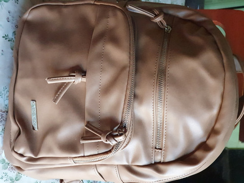 Mochila Mujer Trendy 19161 Oferta !! Eco Cuero
