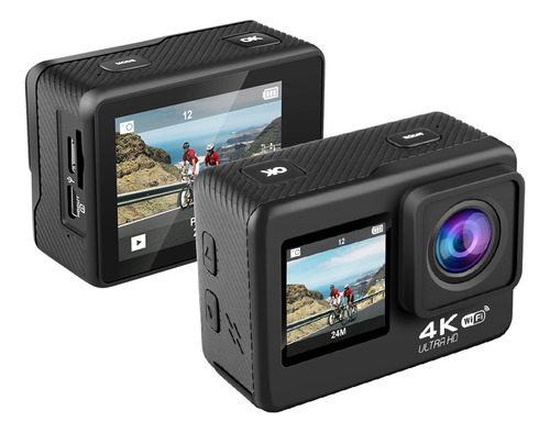 Cámara De Acción Impermeable 4k 60 Fps Pantalla Táctil Eis