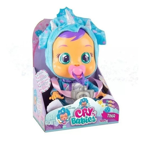 Imagen 7 de 10 de Cry Babies Muñeca Llora Lagrimas Sonido Wabro Nueva 2019 Tv