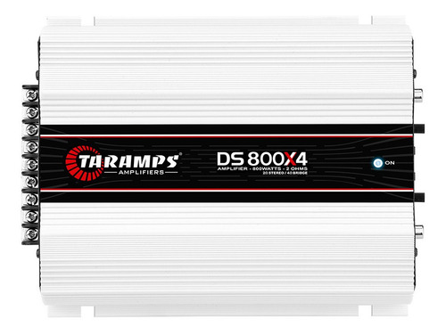 Amplificador Taramps 800w Rms Ds800 X4 Potencia Digital 2ohm