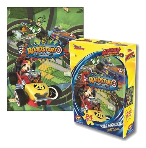 Puzzle Rompecabezas Mickey Mouse  24 Piezas.