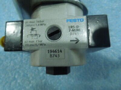 Festo Model: Lrs-d-7-midi Pressure Regulator With Key An Tty