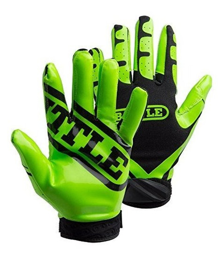 Battle Ultra Palillo-receptor, Guantes Joven Grande - Verde 