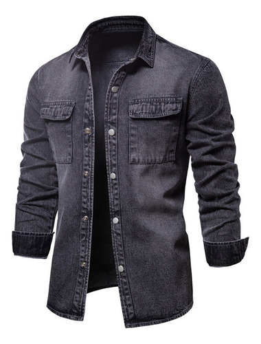 Chaqueta Vaquera De Hombre Top Denim Lavado