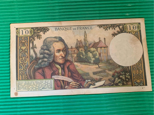 Billete Antiguo Francia 10 Fr