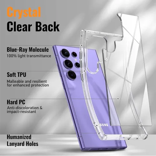 Estuche Funda Transparente Rígida + Protector Pantalla Hidrogel Con Kit De Instalación