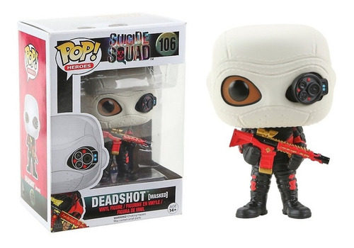 Funko Pop Deadshot Masked Suicide Squad Dc Comics Will Smith