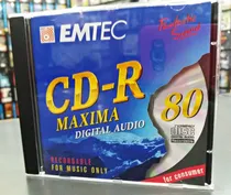 Comprar Cd-r Máxima Digital Áudio Emtec-80 Min.- Lacrado.