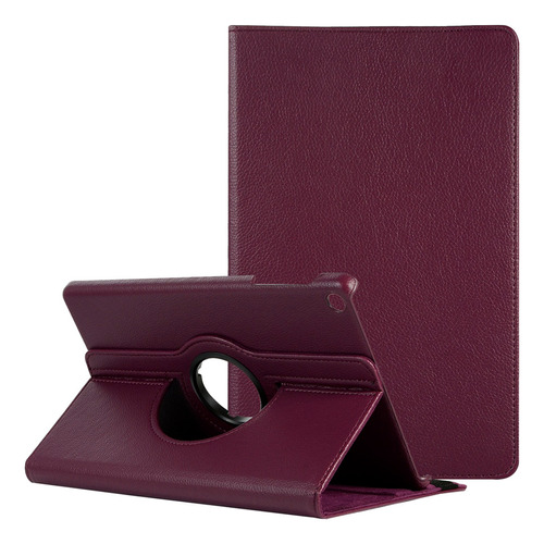 Funda Para Lenovo Tab M7 7  Flipcover Giratoria Morada