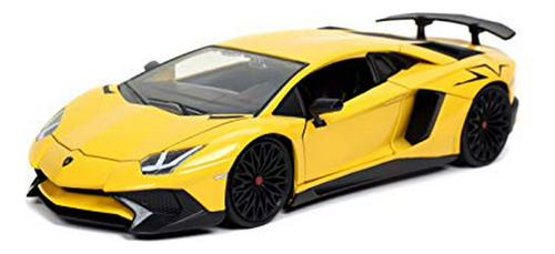 Coche Lamborghini Aventador Sv 1:24 Die-cast.