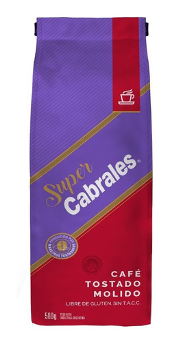 Imagen 1 de 6 de Cafe Molido Super Cabrales 500gr Tostado