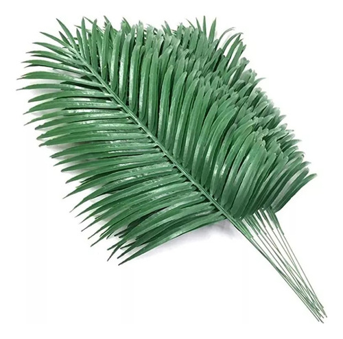 12 Unidades De Hojas De Palmera Artificiales, Hojas De Palma