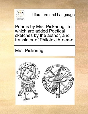 Libro Poems By Mrs. Pickering. To Which Are Added Poetica...