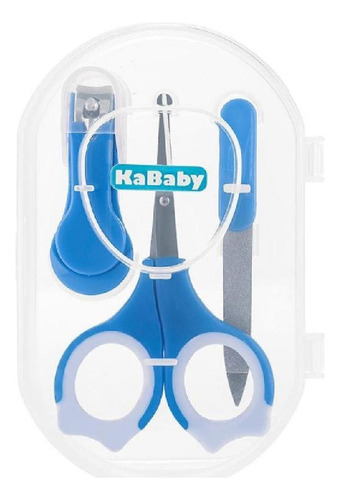Kit de cuidado para bebês KaBaby Kit Manicure do Bebê Premium azul - x 3