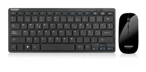 Kit Teclado Mouse Inalámbrico Smarter Micronics Wt802+