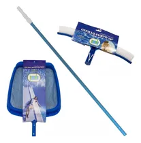 Comprar Kit Mantenimiento Piscinas Maneral Red Pala Y Cepillo.
