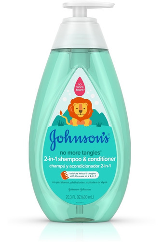 Pack De 6 Johnson Desgarro Libre Shampoo 2 En 1 Niño &