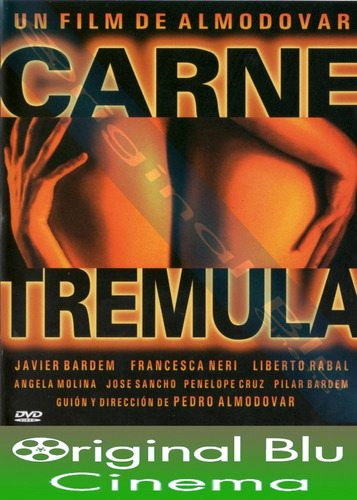 Carne Trémula - Javier Bardem/ Penélope Cruz( Almodovar) Dvd