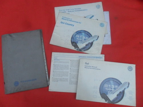 Vw Gol Volkswagen 1996 Manual Instruccion Original Guantera