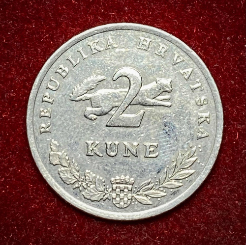 Moneda 2 Kuna Croacia 2011 Atún Km 10