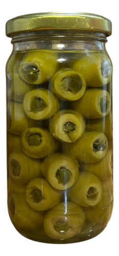 Aceitunas Verdes Rellenas Alcaparras - Hilal (la Rioja) 200g