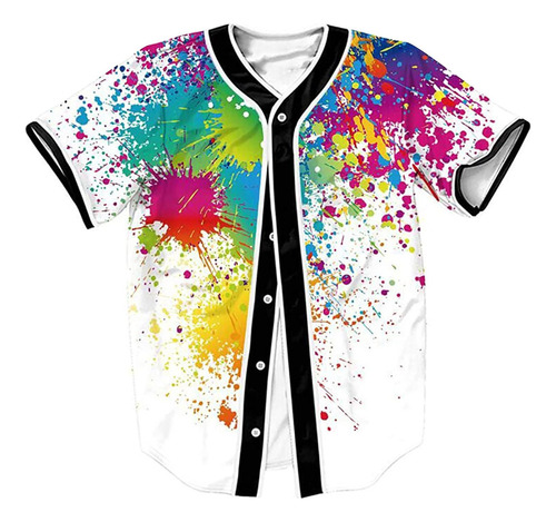 Camisa De Manga Corta Para Mujer, Blusa De Béisbol De Los Añ