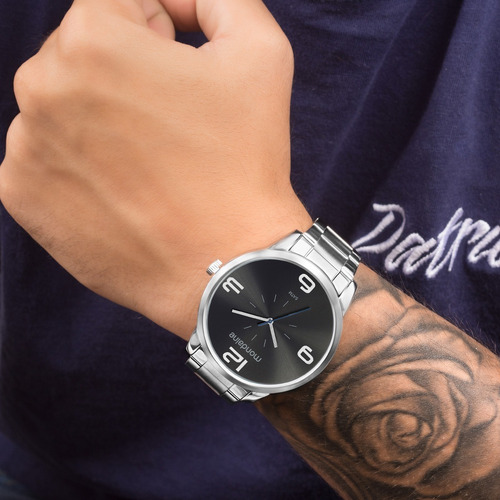 Relógio Masculino Mondaine Prata 53925g0mgne4