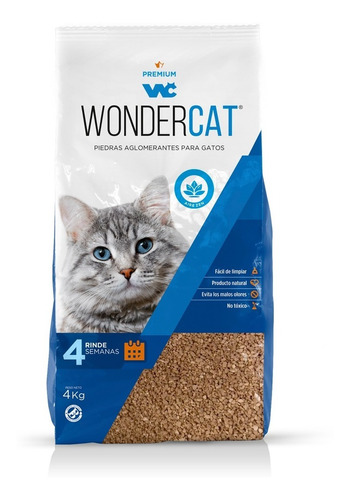 Arenas Aglomerantes Perfumadas Wondercat Bolsón 16kg