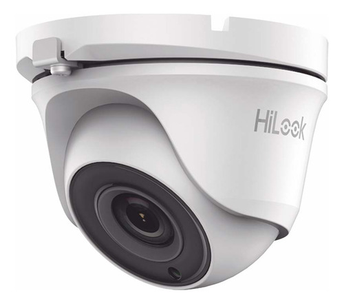 Hikvision Cámara De Seguridad Metalica Turret Hilook Con Resolución De 2mp Visión Nocturna Incluida Blanca IP66 Para Uso Exterior Compatible Con Tvi / Ahd / Cvi / Cvbs