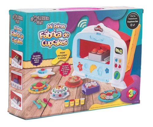 Juego De Masas Fabrica De Cupcakes Tortas Con 4 Masas 8003