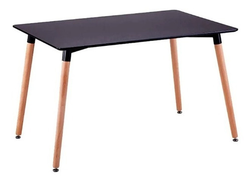 Mesa Negra Rectangular Eames