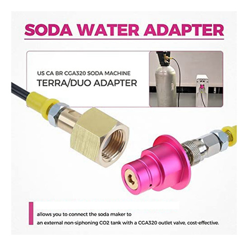 . Para Adaptador De Tanque, Manguera De Conexión Rápida Desd