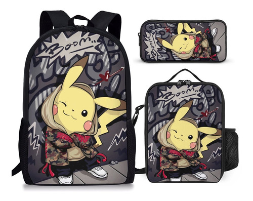 Hokregto Mochila Anime Impresion 3d Casual Viaje Ligera Para