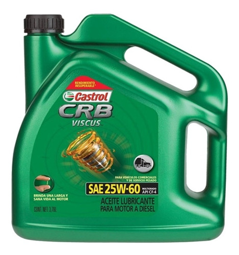Aceite Castrol Crb Viscus 25w 60 Cf 4 Sf Camion Lubricante 4