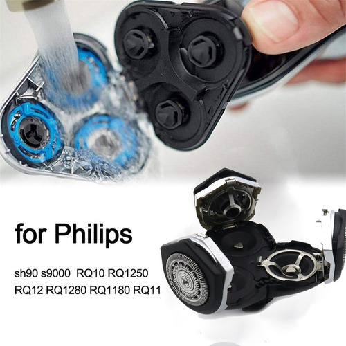 Para Philips-rq12 Cabezales De Afeitar Rq1250 Rq1260 Rq1280