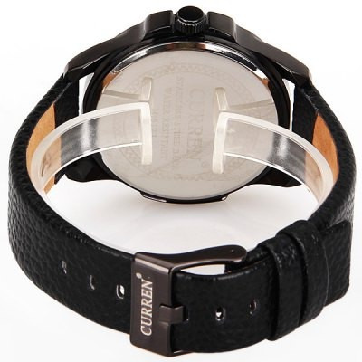 Relógio Masculino Curren Original Com Pulseira De Couro Nota